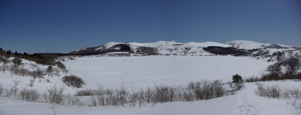 冬の八島湿原